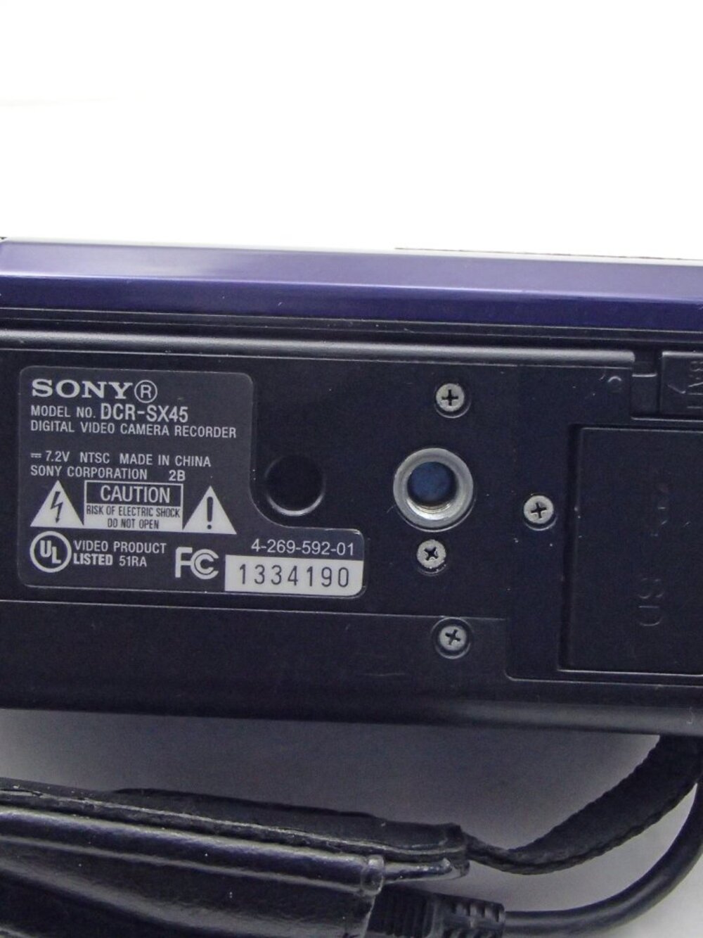 Sony Handycam Memory Card Camcorder DCR-SX45 w/Battery - No Charger - Tested - Picture 3 of 12